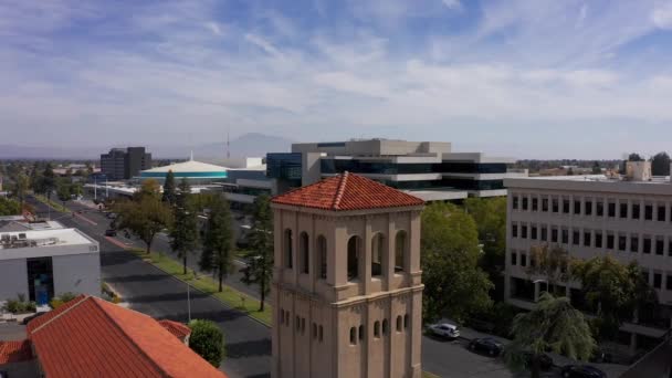 Imagem Uma Torre Sinalização Centro Bakersfield Califórnia — Vídeo de Stock