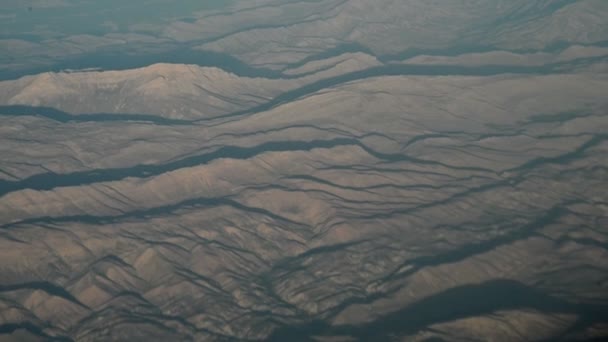 Жорсткі Величезні Гористі Райони Центрального Ірану Розкинулись Великій Висоті — стокове відео