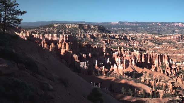 Bryce Canyon Ulusal Parkı Nda Gün Doğumu Noktası Utah Kumtaşı — Stok video