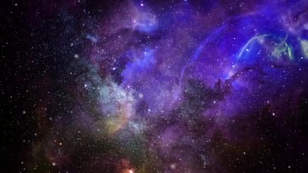 Superficie Della Nebulosa Nell Universo — Video Stock