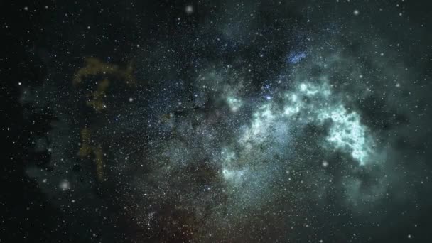 Vista Superfície Nebulosa Que Brilha Move — Vídeo de Stock