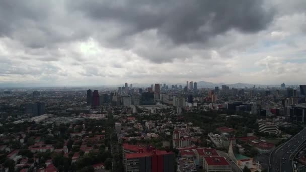 Вид Повітря Місто — стокове відео
