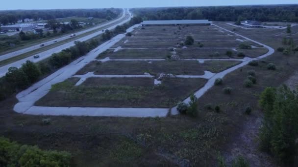 Recorrido Nocturno Por Hipódromo Abandonado Establos — Vídeo de stock