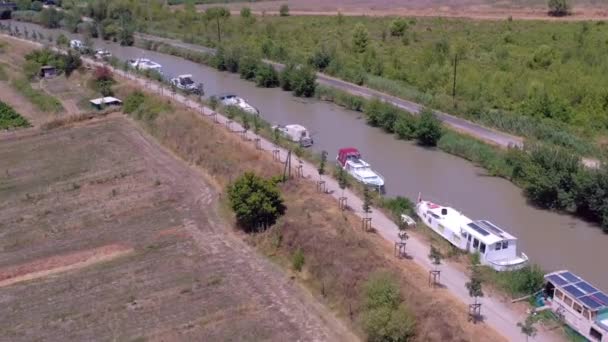Canal Midi Vacances Ralenties Sur Péniche — Video