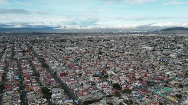 墨西哥城都会区无人驾驶飞机视图1 — 图库视频影像
