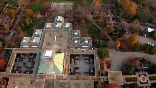 Glencoe Illinois Usa Aerial Drone Shot Hotel Building Chicago Botanic — Wideo stockowe