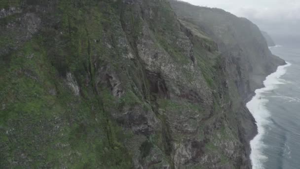 Zdjęcie Drona Góry Quebrada Negro Maderze — Wideo stockowe