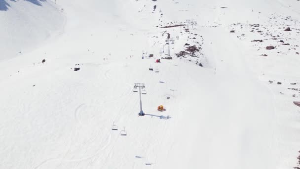 Modern Ski Chair Lift Portillo Ski Resort Chile — 비디오