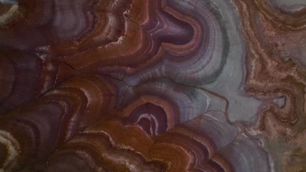 Mars Landscape Bentonite Hills Capitol Reef National Park Γιούτα Ηπα — Αρχείο Βίντεο
