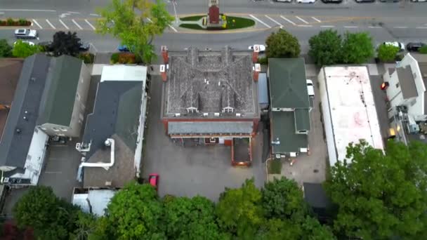 Queen Caddesi Niagara Gölündeki Eski Niagara Bölge Mahkemesi Binası — Stok video