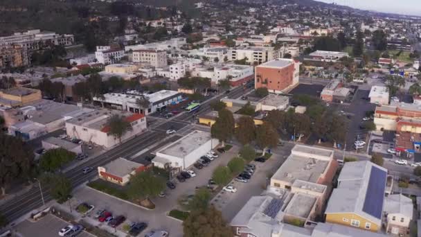 Tieffliegender Luftschlag Über Ventura Kalifornien — Stockvideo