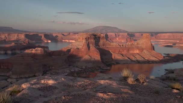 Canyonlands Nationalpark Utah Panoramautsikt Över Green River Formationer Antenn Dolly — Stockvideo