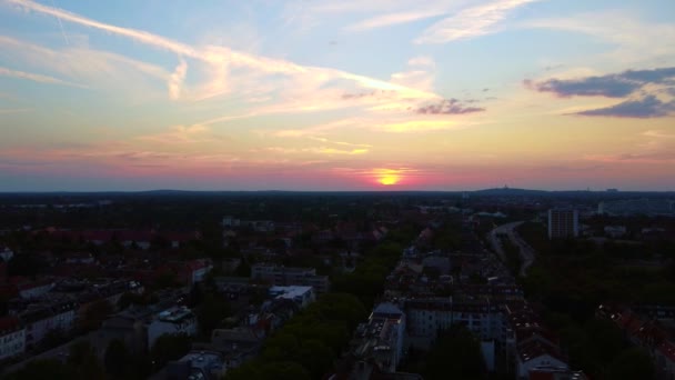 Almanya Nın Başkenti Asla Uyumaz Berlin Stieglitz Almanya Nın Geriye — Stok video