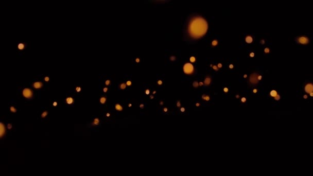Slow Motion Panning Shot Beautiful Led Decorative Low Lights Stabilized — Stock Video