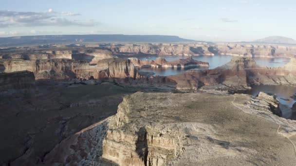 Glen Canyon Ulusal Parkı Ndaki Alstrom Noktası Hava Kulesi Sağ — Stok video