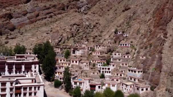 Mosteiro Hemis Mosteiro Budista Himalaia Gompa Linhagem Drukpa Hemis Ladakh — Vídeo de Stock
