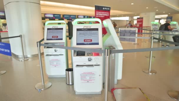 Automatyczna Elektroniczna Maszyna Tsa Airport Security Scan — Wideo stockowe