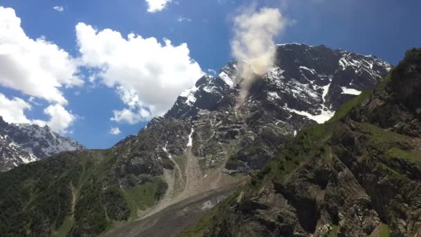 Zdjęcie Drona Nanga Parbat Fairy Meadows Pakistan Patrząc Górę Kierunku — Wideo stockowe