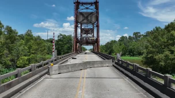 Pont Fermé Entre Louisiane Mississippi — Video