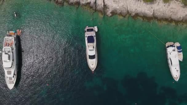 Aerial Shot Hvar Island Croatia Europe — Stock Video