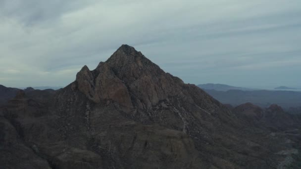 Tall Mountain Peak Pilon Lolita Loreto Baja California Sur Μεξικό — Αρχείο Βίντεο