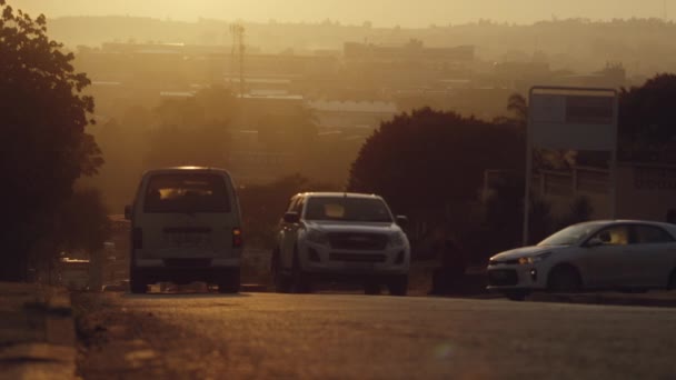 Manzini Eswatini Voitures Vont Travailler Matin — Video