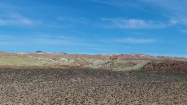 Regenboogbekken Natuurgebied Rijst Uit Woestijn — Stockvideo