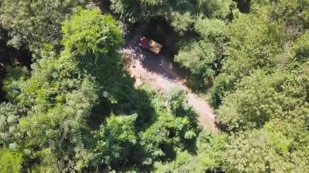 Drone Opnamen Van Beroemde Chi Tunnels Bij Chi Minh City — Stockvideo