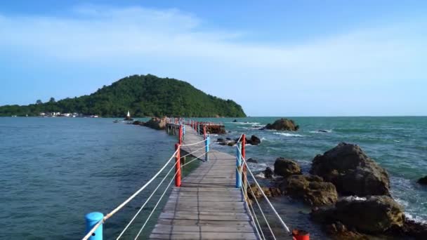 Ponto Vista Chedi Klang Nam Chanthaburi Tailândia — Vídeo de Stock