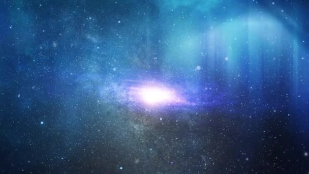 4K具有云表星云的星系 — 图库视频影像
