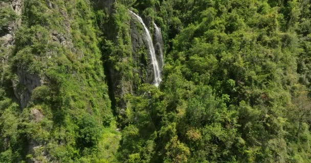Cascada Revelada Can San Cristbal Puerto Rico Día Soleado — Vídeos de Stock