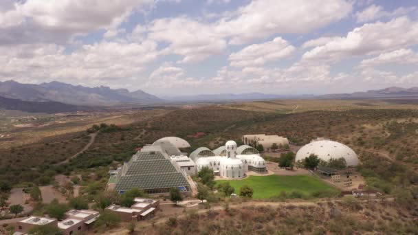 Biosphere American Earth System Science Research Facility Located Oracle Arizona — Stock Video