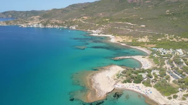 Isla Cerdeña Italia Vistas Aéreas Las Mejores Playas — Vídeos de Stock