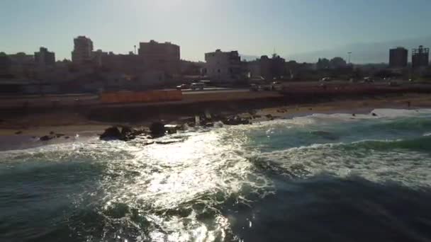 Аэросъемка Триполи Самого Большого Города Севере Ливана — стоковое видео