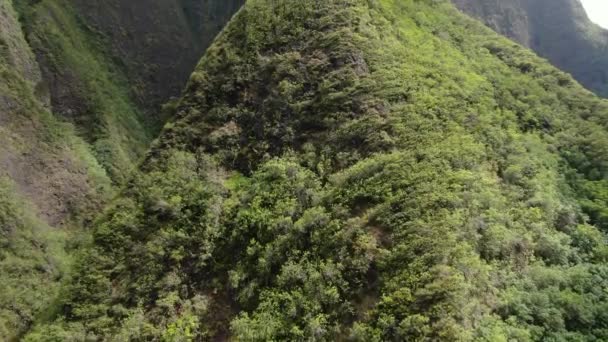 Imagens Aéreas Drones Subindo Acima Das Espetaculares Cordilheiras Parque Vale — Vídeo de Stock