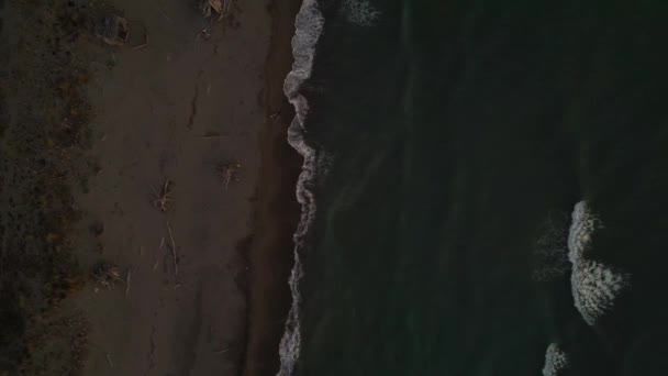 Praia Parque Nacional Maremma Toscana Itália Imagens Drones Aéreos Cinematográficos — Vídeo de Stock