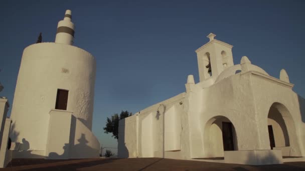 Photographie Une Église Blanche Portugal — Video