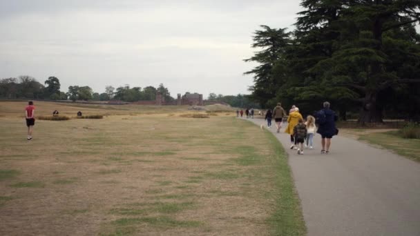 Bradgate Park House Palace Leicestershire Inglaterra — Vídeo de Stock