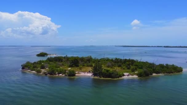 Tropical Blue Ocean Sky Floride Boca Grande Dog Island Sunny — Video