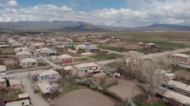 Périphérie Vardenis Arménie Sur Frontière Orientale Azerbaijan Affichage Des Rues — Video