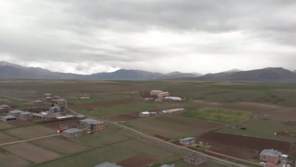 Périphérie Vardenis Arménie Sur Frontière Orientale Azerbaijan Affichage Des Rues — Video
