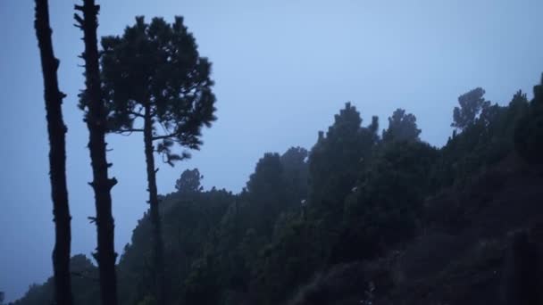 Niesamowite Chodzenie Wewnątrz Chmury Wulkanie — Wideo stockowe