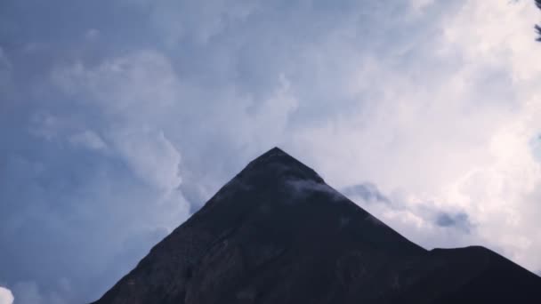 Actief Volcn Fuego Vroeg Ochtend Guatemala — Stockvideo