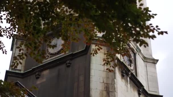 Londres Angleterre Septembre 2022 Église Dunstan Qui Été Bombardée Par — Video