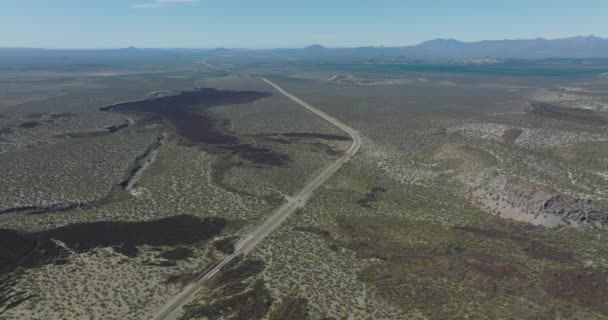 Highway Interstate Road Mexico Desert Flygdrönarflyg — Stockvideo