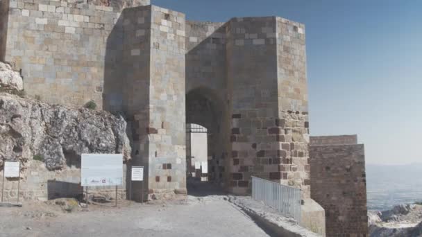 哈普特省历史城堡入口 — 图库视频影像