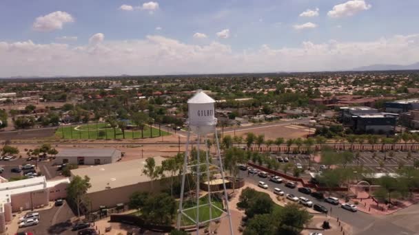 Gilbert Arizona Vorort Von Phoenix Amerikanische Stadt Süden Arizonas Drohne — Stockvideo