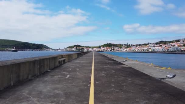 아조레스 타에서 지멘스 느림에 Faial Aores Walk Jdade Horta Ilha — 비디오