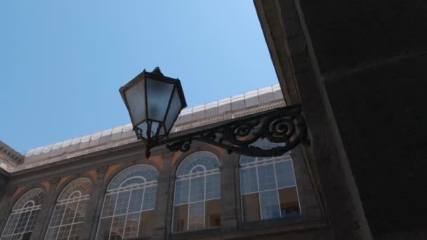 Façade Palais Royal Naples Cour Napoli Italie — Video