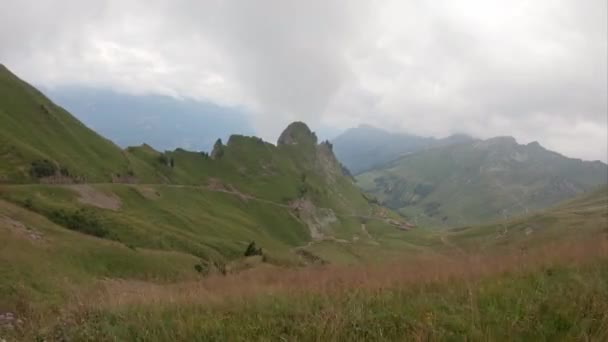 Svájci Alpok Derűs Tája Brienz Rothorn Fogaskerekű Vonattal Svájc — Stock videók